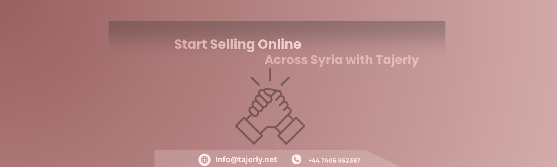 Start Selling Online Across Syria with Tajerly